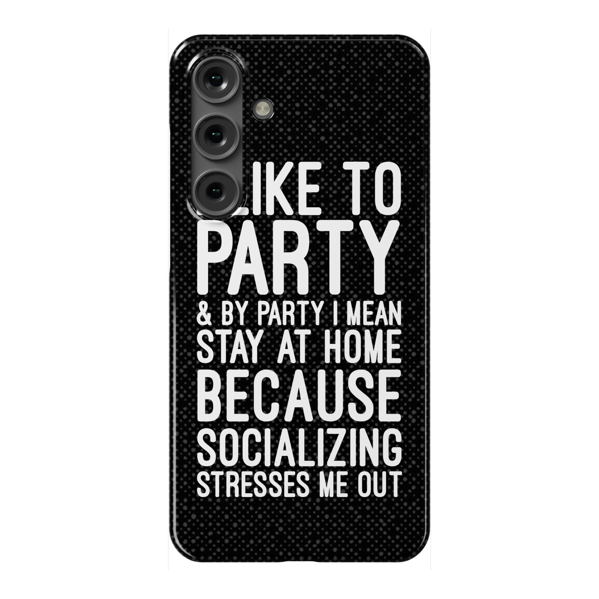 Socializing Stresses Me Out Phone Case